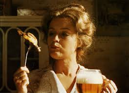 Francin (jirí schmitzer), manager of a maryska (magda vásáryová) looks ethereal but loves meat and beer, while francin is an ascetic. Postriziny 1981