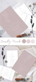 Modern Minimalist Wedding Invitation Simple Mauve Wedding Etsy In 2020 Minimal Wedding Invitation Wedding Invitation Design Wedding Invitations