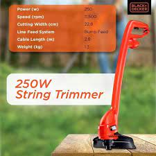 Mesin potong rumput listrik ada 2 jenis, yaitu dengan instalasi listrik (kabel) dan dengan baterai (tanpa kabel). Mesin Potong Rumput Senar Listrik Berdiri Black Decker Gl260 250 W Shopee Indonesia