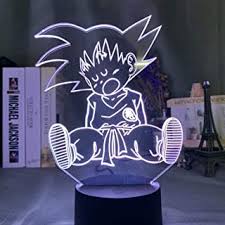 Featuring goku from dragon ball z, this led lamp gives a 3d illusion. Amazon Com Goku Lamp