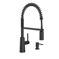 4.6 out of 5 stars 10,484. Moen Nori 1 Handle Matte Black Kitchen Faucet Lowe S Canada