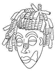 With this set of african masks, you will be able to give free rein to your imagination. African Mask Coloring Page African Masks Coloring Pages Animal Coloring Pages