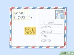 If you're afraid the paper you have is too flimsy, you can glue glue a photo you took to the front of the card. How To Write A Postcard With Pictures Wikihow