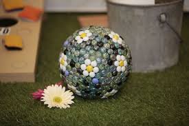 Kugeln Garten Glas Glitzersteine Bekleben Garden Gartenskulptur Garten Deko Bowlingkugel