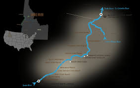 River Map Of Snake River Hells Canyon