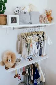 You can shop baby cribs that convert into toddler beds and even decor such as rugs that will keep them off the carpet or tile. 20 Genius Ways To Baby Closet Organizer Without Closet Homemydesign Baby Room Organization Small Baby Room Small Space Nursery
