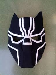 Black Panther Felt Mask By Dinofancy Craft Black Panther Costume Diy Costumes Kids Boy Costumes