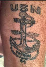 Navy Tattoo From The Us Navy Veterans Group On Facebook Navy Tattoos Tattoos Military Tattoos