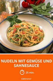 Nudeln Mit Gemuse Und Sahnesauce Nudeln Mit Gemuse Sahnesauce Nudeln