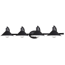 Farmhouse bathroom vanity light fixtures are beautiful in a country home. Akron 4 Light Farmhouse Bathroom Vanity Fixture Overstock 28386862