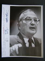 Glossy Press Photo 1986 Democratic Congressman William Ford Aid to  Education