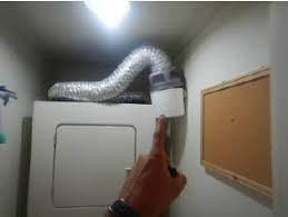 It blows air 360 degrees backwards, blasting the lint loose and blowing it outside. Dryer Venting For 1984 Condo Home Improvement Stack Exchange