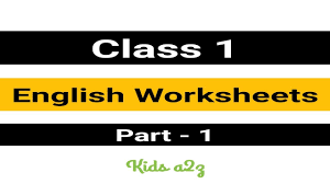 » grade 1 english worksheet: Class 1 English Worksheets Class 1 Worksheets English Worksheets For Class 1 Part 1 Youtube