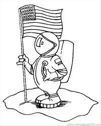 Astronaut coloring page invites children to get acquainted with an incredible rare profession. Th Of July Usa Astronaut Coloring Page For Kids Free Usa Printable Coloring Pages Online For Kids Coloringpages101 Com Coloring Pages For Kids