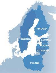 Map of sweden showing major cities and roads. Organization Be Group