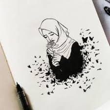 Gambar orang wanita kursi sendirian duduk percintaan lukisan via pxhere.com. 20 Lukisan Pensil Gambar Wanita Berhijab Terkini Lingkar Png