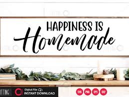 Free Free 126 Happiness Is Homemade Svg SVG PNG EPS DXF File