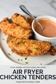 If you are not sure that your airfryer chicken thighs are done (or any air fryer chicken recipes), i recommend using a food thermometer. Air Fryer Chicken Tenders The Dizzy Cook