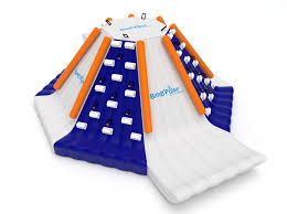 Pyramide 4 Glisses - module gonflable | Eco Création