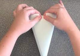 How To Fold Parchment Piping Bag Video The Whoot Homemade Piping Bag Frosting Bag Piping Bag