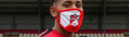 The club logo of fc emmen on a scarf. How Fc Emmen Has Supported Their Fans During The Pandemic European Football For Development Network