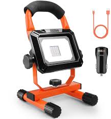 Amazon Offers Work Lights Tacklife 4400mah Lithium Batteries Outdoor Camping Lights With Car Charger Led W Work Lights Led Work Light Rechargeable Work Light