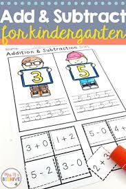 Give Your Kindergarten Students The Extra Practice They Need On Key Mathematical Concepts Kindergar Math Sort Subtraction Kindergarten Kindergarten Resources