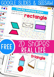 Maybe you would like to learn more about one of these? 2d Shapes Kindergarten Activity For Google Slides I Teach Too