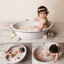 Choose what you would like to decorate your milk bath with and get creative. Small Bathtub For Baby Photoshoot Novocom Top