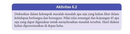 Pembahasan soal latihan buku paket matematika kelas vii. Tugas Ppkn Aktivitas 6 2 Hal 139 Brainly Co Id