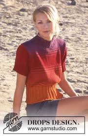 Work in hdc over edge sts instead. Drops 60 23 Free Knitting Patterns By Drops Design