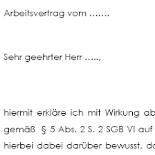 Előző cikk kündigung des nebenjobs muster. Mustervorlage Fur Den Verzicht Auf Versicherungsfreiheit In Einem Minijob