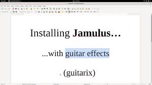 A verb is a word or group of words in english grammar, a dynamic verb means that the verb describes an action rather than a state. Jamulus With Guitar Effects On Linux Debian Bullseye Youtube