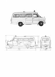 Ford Transit 1966 Blueprint Download Free Blueprint For 3d Modeling Ford Transit Ford Blueprints