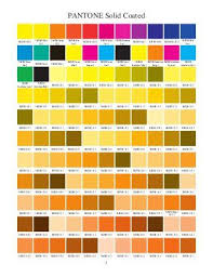 Pantone Solid Coated Pantone Pms Color Chart Pantone