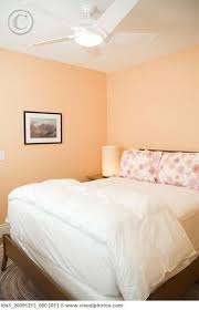 Orange as an accent color Light Peach Bedroom Novocom Top