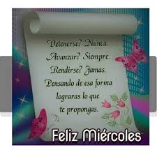 Frases Positivas y Reflexiones. - Feliz miercoles | Facebook