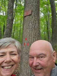 Dr. H. R. Caldwell and Mrs. Edith Padgett, hunting in the Cherokee National  Forest near Tellico Plains. 1939