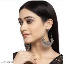 Mahi Creation German silver oixdised necklace jewellery set