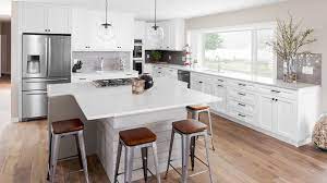 Shaker style furniture is known for it's simplicity and some may say 'minimalist' design. White Shaker Cabinets Lakehouse Remodel Highcraft Cabinets