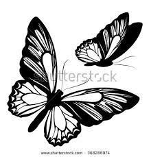Butterflies Design Beautiful Flower Tattoos Butterfly Coloring Page Butterfly Line Drawing