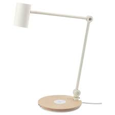 Ikea grönö lampe de table en verre dépoli blanc a++. Riggad Lampe Bureau Led Stat Chrgt S Fil Blanc Ikea