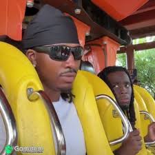 Duke Dennis & Kai Cenat started panicking after realising it's too late to  get off the roller coaster and they're both scared of rides 😭😭