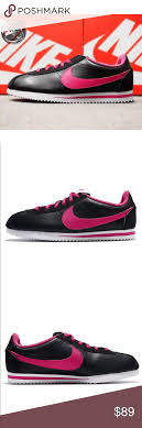 Nike Cortez Black Pink Womens Shoes Brand New Without Box