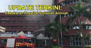 Menurut seorang sukarelawan, asap boleh dilihat. Update Terkini Kebakaran Hospital Sultanah Aminah Berita Memey