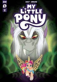 Our first look at Discords G5 Design, this is from the cover of Issue 5  from the comic series : r mylittlepony