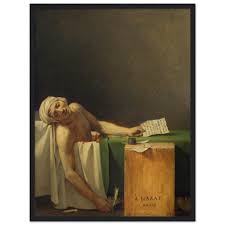 Marat Assassinated (1793) by Jacques Louis David