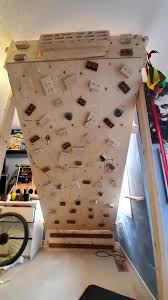 If you only want the rock wall, then try to get the boards as close together as possible. Built A Home Climbing Wall In My Room Made Most Of The Holds In My Garage Climbing
