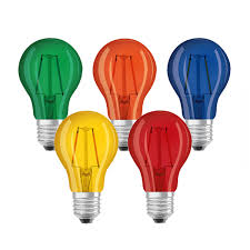 Wusstet ihr aus welchem jahr die lichterkette ist? Osram 5er Set Farbige Led Leuchtmittel E27 2 5w Tropfenform Eek A Lichterketten Experte