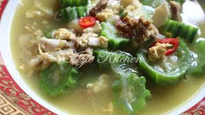 Kacau hingga rata dan tutup kuali seketika. Sup Petola Dengan Telur Yang Sangat Sedap Azie Kitchen